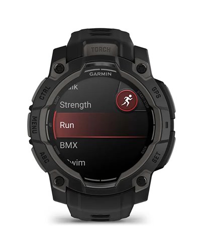 Garmin Instinct 3 AMOLED Cassa 45mm Orologio GPS Smartwatch HR Integrato, Nero