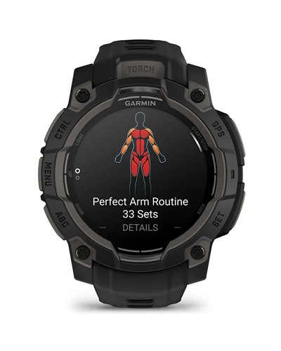 Garmin Instinct 3 AMOLED Cassa 45mm Orologio GPS Smartwatch HR Integrato, Nero