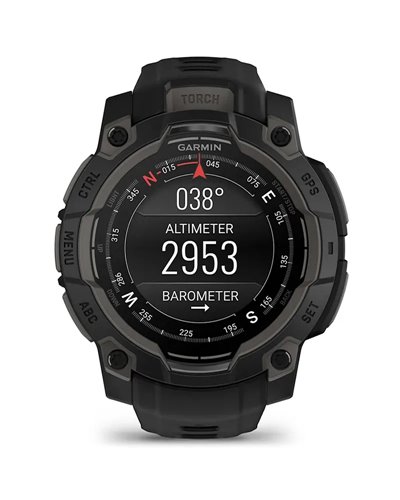 Garmin Instinct 3 AMOLED Cassa 45mm Orologio GPS Smartwatch HR Integrato, Nero