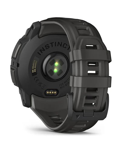 Garmin Instinct 3 AMOLED Case 50mm Wrist-Based HR GPS Smartwatch, Black/Charcoal