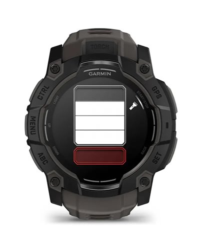 Garmin Instinct 3 AMOLED Case 50mm Wrist-Based HR GPS Smartwatch, Black/Charcoal