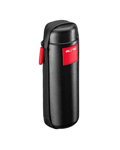 Elite Takuin Maxi Borraccia Portaoggetti 750ml Impermeabile, Nero/Rosso