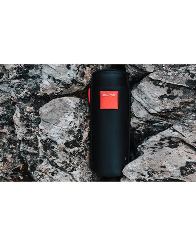 Elite Takuin Maxi Borraccia Portaoggetti 750ml Impermeabile, Nero/Rosso