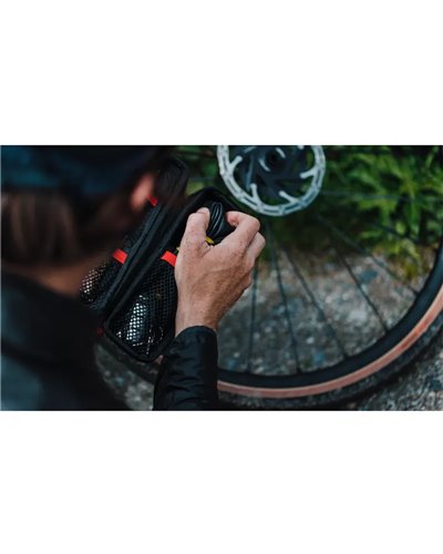 Elite Takuin Maxi Waterproof Storage Bottle 750ml, Black/Red Graphic