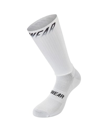 MB Wear Aero Fast Men's Cycling Socks, White