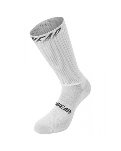 MB Wear Aero Dry Men's Cycling Socks, White