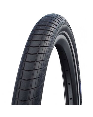 Schwalbe Big Apple 28x2.00 Active Line Wired K-Guard SBC Rigid Tyre, Black/Reflex