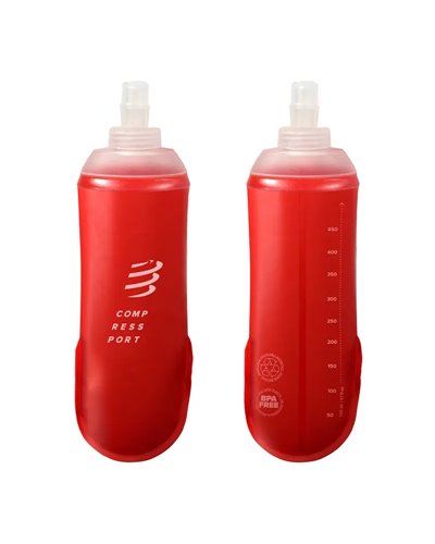 Compressport Ultrun S Pack Evo 15 Hydration Trail Running Pack/Vest, Black (2 500 ml Ergo Flasks Included)