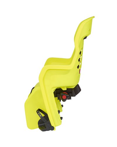 Polisport Joy Seggiolino Posteriore Attacco al Portapacco Portata max 22kg, Giallo Fluo