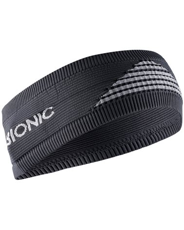 X-Bionic Headband 4.0 Fascia Testa, Charcoal/Pearl Grey