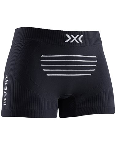 X-Bionic Invent 4.0 Light Women's Shorts Boxer, Opal Black/Arctic White