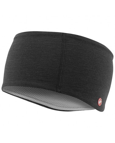 Castelli Bandito Winter Headband, Light Black (One Size Fits All)