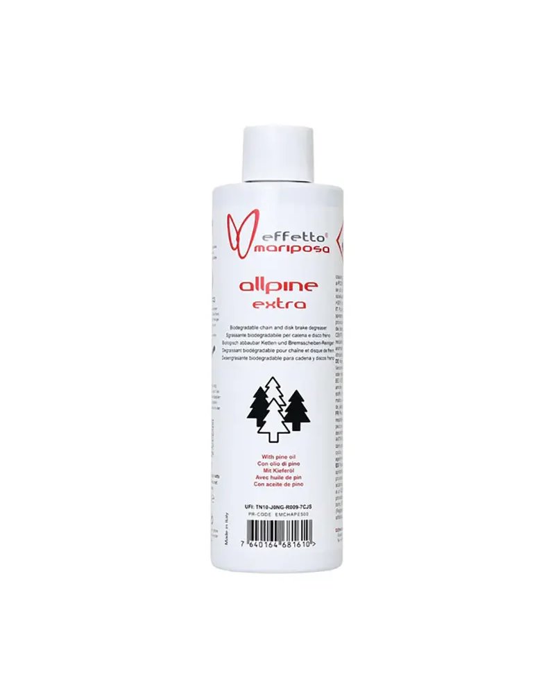 Effetto Mariposa Allpine Extra Cleaner Pulitore Biodegradabile Catena/Dischi Bici (500 ml)