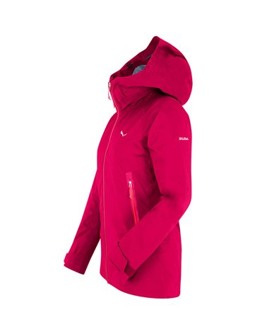 Salewa Marmolada Powertex 3L Women's Waterproof/Windproof Hardshell Jacket, Virtual Pink/6080