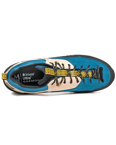 Garmont Dragontail LT Evo Men's Approach Shoes, Corsair Blue/Garmont Orange