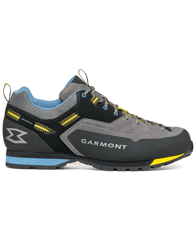 Garmont Dragontail LT Evo Men's Approach Shoes, December Grey/Lemon Yellow