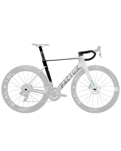 Factor Kit Telaio Ostro VAM Disc Taglia 52 - Movimento Centrale CeramicSpeed, Cromo Bianco