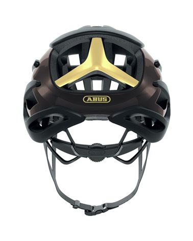 Abus AirBreaker Road Cycling Helmet, Black/Gold