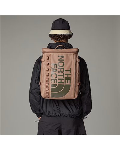 The North Face Base Camp Fuse Box Backpack 30 Liters 15" Laptop Compatible, Latte/Smokey Brown