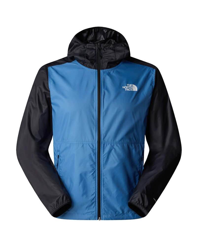 The North Face Cyclone Men's Windproof Packable Jacket, Indigo Plum/TNF Black