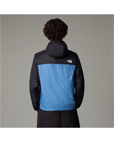 The North Face Cyclone Men's Windproof Packable Jacket, Indigo Plum/TNF Black