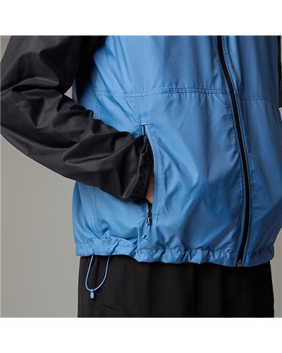 The North Face Cyclone Men's Windproof Packable Jacket, Indigo Plum/TNF Black