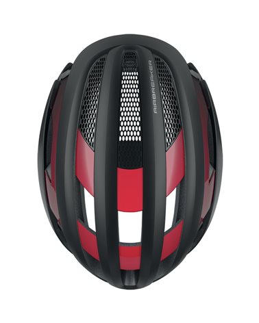 Abus AirBreaker Road Cycling Helmet, Black/Red
