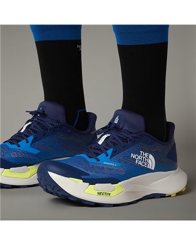 The North Face Vectiv Enduris 4 Men's Trail Running Shoes, Hero Blue/Sun Fog