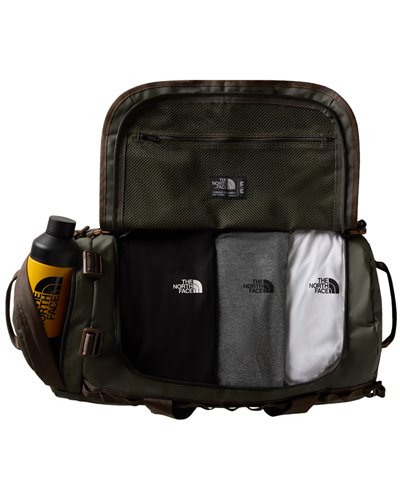 The North Face Base Camp Duffel M Borsone 71 Litri, New Taupe Green/Smokey Brow/Utility Brown