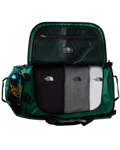 The North Face Base Camp Duffel M Borsone 71 Litri, Evergreen/TNF Black