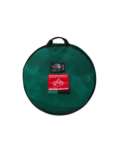 The North Face Base Camp Duffel M Borsone 71 Litri, Evergreen/TNF Black