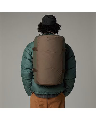 The North Face Base Camp Duffel S Borsone 50 Litri, New Taupe Green/Smokey Brow/Utility Brown