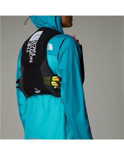 The North Face Summit Run 5 Hydration Running Vest, TNF Black/Asphalt Grey (2 500 ml Soft Flask Included)