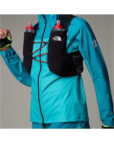 The North Face Summit Run 5 Hydration Running Vest, TNF Black/Asphalt Grey (2 500 ml Soft Flask Included)