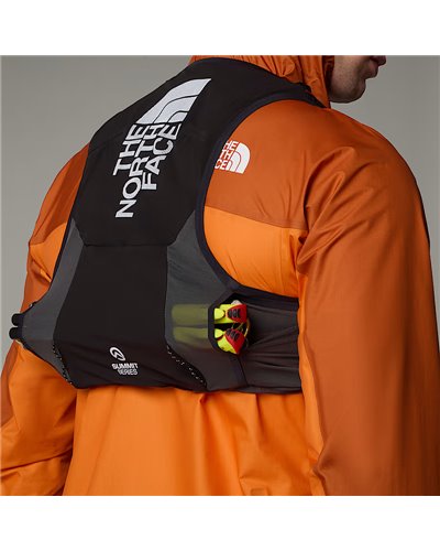 The North Face Summit Run 5 Hydration Running Vest, TNF Black/Asphalt Grey (2 500 ml Soft Flask Included)