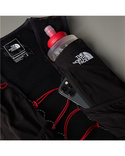The North Face Summit Run 5 Hydration Running Vest, TNF Black/Asphalt Grey (2 500 ml Soft Flask Included)