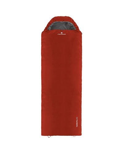 Ferrino Yukon Pro SQ Sleeping Bag, Red