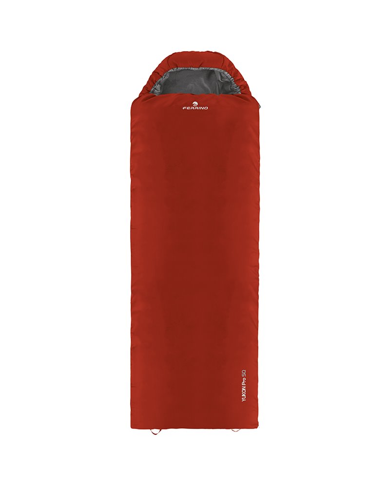 Ferrino Yukon Pro SQ Sleeping Bag, Red