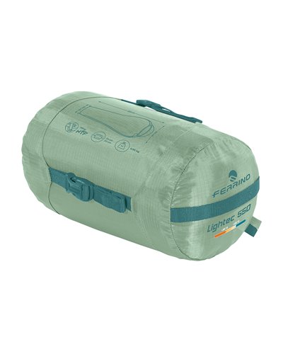 Ferrino Lightec 550 Sleeping Bag, Green