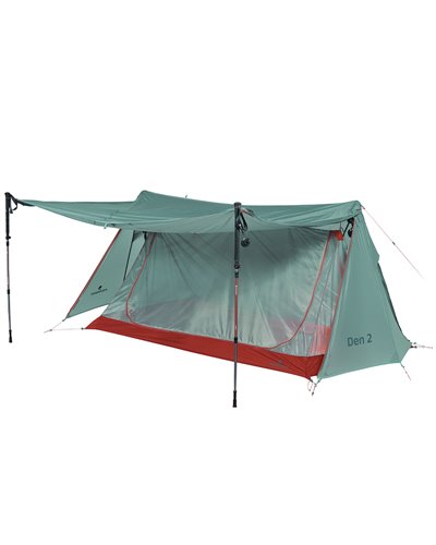Ferrino Den 2 Tenda Due Posti, Blu Petrolio