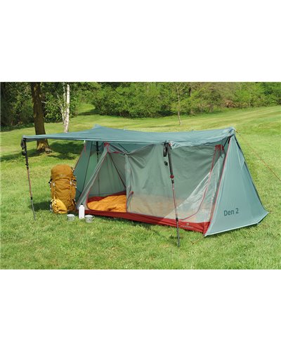 Ferrino Den 2 Tenda Due Posti, Blu Petrolio