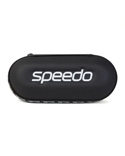 Speedo Custodia Rigida Occhialini Piscina, Nero