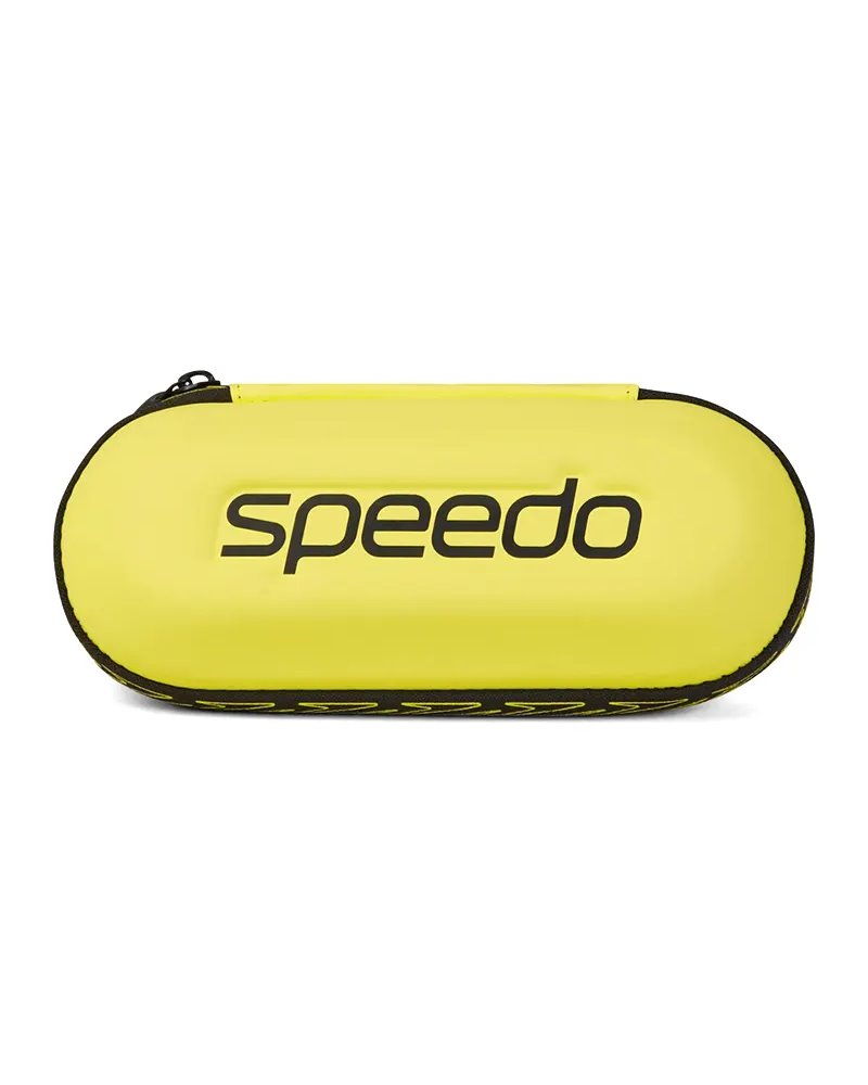 Speedo Custodia Rigida Occhialini Piscina, Giallo Fluo