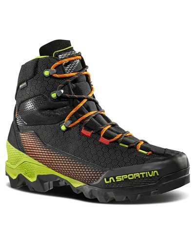 La Sportiva Aequilibrium ST GTX Gore-Tex Men's Mountaineering Boots, Carbon/Lime Punch
