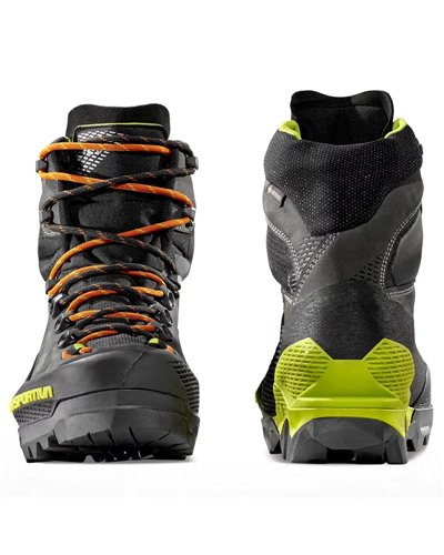 La Sportiva Aequilibrium LT GTX Gore-Tex Men's Mountaineering Boots, Carbon/Lime Punch