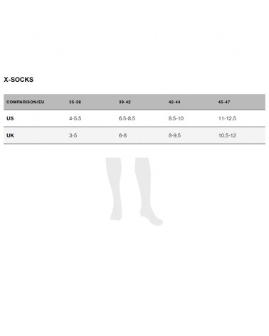 X-Bionic X-Socks Run Speed One 4.0 Running Socks, Opal Black/Arctic White