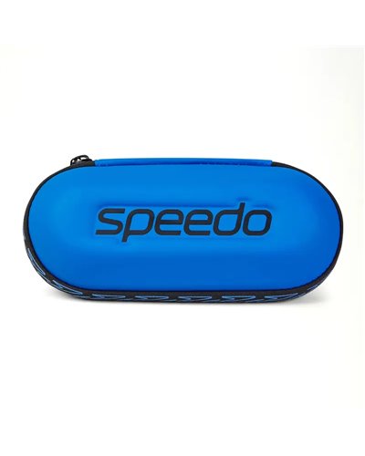 Speedo Custodia Rigida Occhialini Piscina, Blu