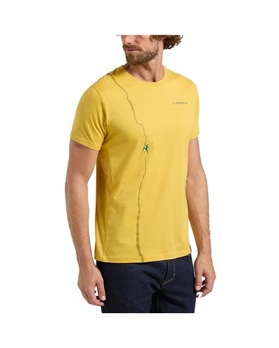 La Sportiva Route Maglia Maniche Corte Uomo, Bamboo