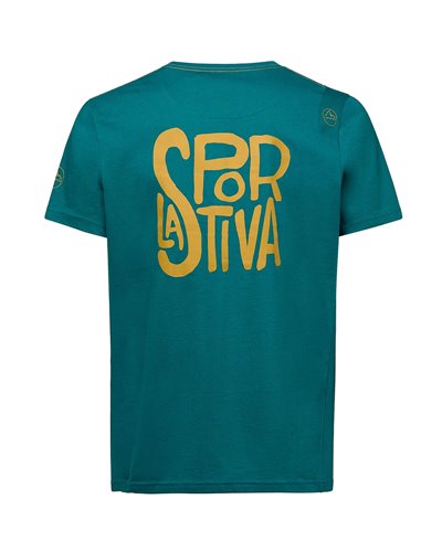 La Sportiva Back Logo Men's T-Shirt, Everglade
