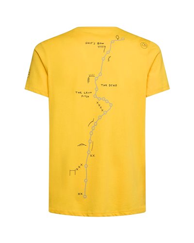 La Sportiva Dawn Wall Maglia Maniche Corte Uomo, Yellow